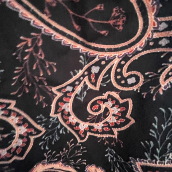 CLEARANCE /Make an offer! EXHILARATION Paisley print tunic dress blouse -XL - Picture 5 of 10